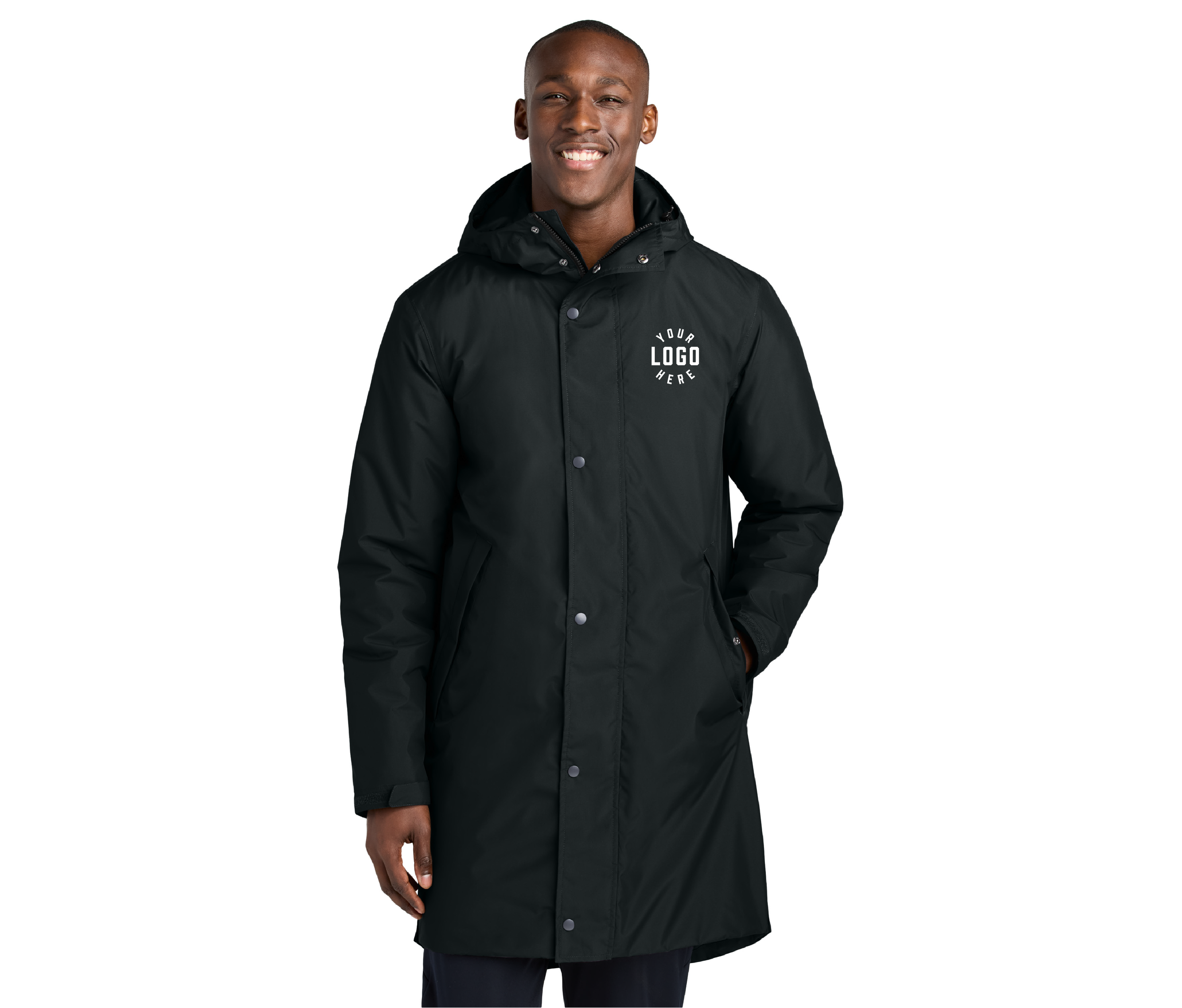 Sport-Tek Waterproof Insulated Sideline Parka — Mercury Screen